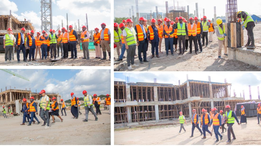 DEPUTY MINISTER KIHENZILE SATISFIED WITH THE PROGRESS OF CATC'S NEW CAMPUS CONSTRUCTION