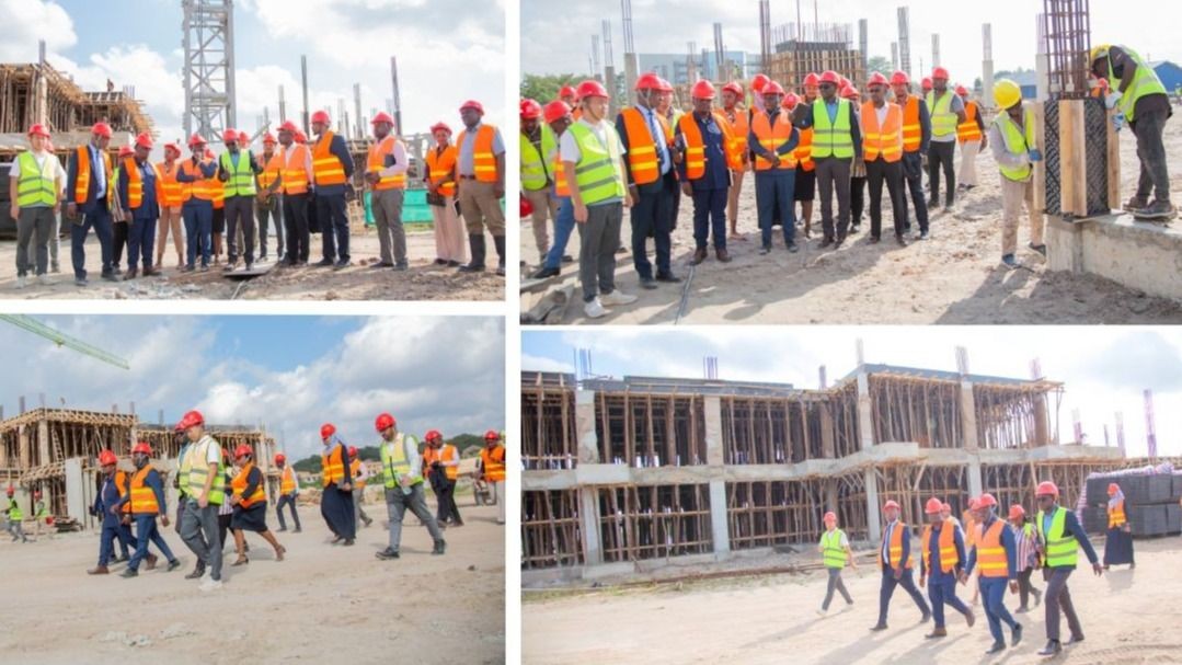 DEPUTY MINISTER KIHENZILE SATISFIED WITH THE PROGRESS OF CATC'S NEW CAMPUS CONSTRUCTION