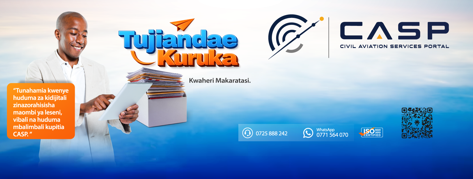 Thank you for choosing Tanzania airspace – Where safety meets the Skies!